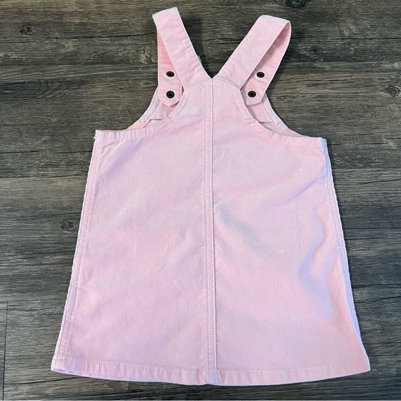Joe Fresh Baby Girls Light Pink Corduroy Adjustable Straps Jumper Dress 18/24 M - Picture 5 of 10